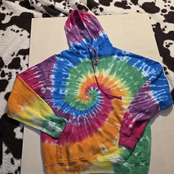 Multicolor Tie-Dye Hoodie - Picture 2 of 7